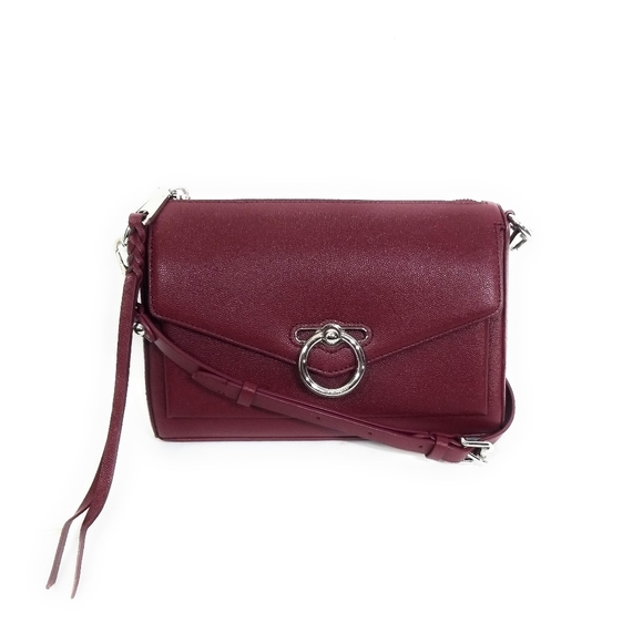 Rebecca Minkoff Jean Mac Crossbody Bag in Pinot Noir Burgundy - Picture 7 of 16